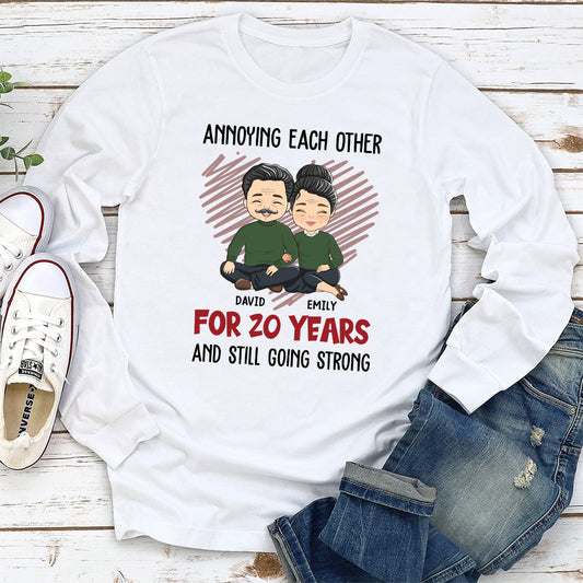 Annoying Each Other - Personalized Custom Long Sleeve T-shirt
