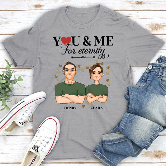 You And Me For Enternity - Personalized Custom Unisex Classic T-shirt