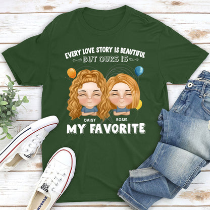 Every Love Story Is Beautiful - Personalized Custom Classic T-shirt