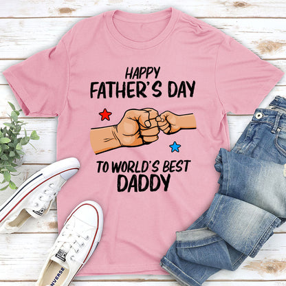 World Best Daddy - Personalized Custom Classic T-shirt