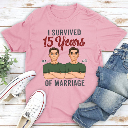 I Survived - Personalized Custom Classic T-shirt