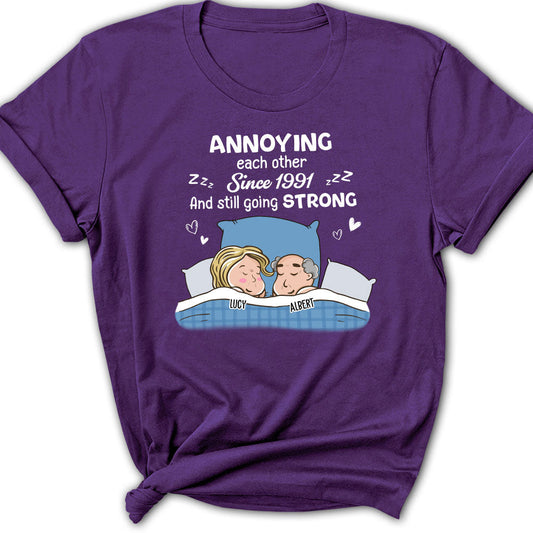 Annoying Sleeping - Personalized Custom Women's T-shirt