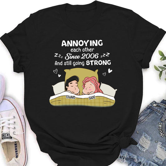 Annoying Sleeping - Personalized Custom Women's T-shirt