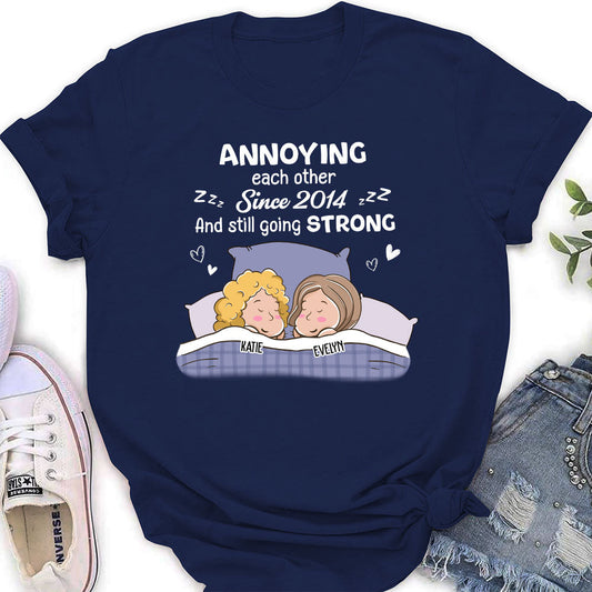 Annoying Sleeping - Personalized Custom Women's T-shirt