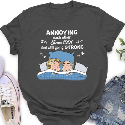 Annoying Sleeping - Personalized Custom Women's T-shirt