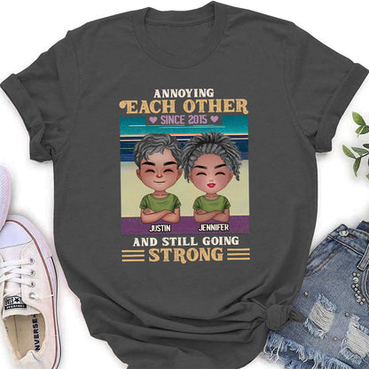 Annoying Since - Personalized Custom Women's T-shirt