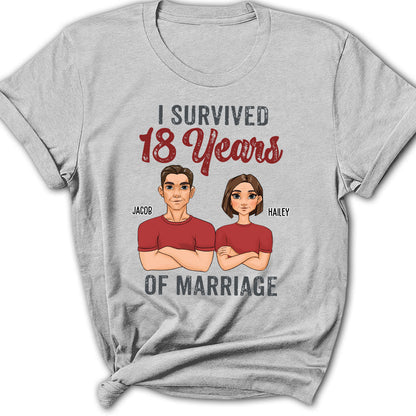 I Survived - Personalized Custom Women's T-shirt