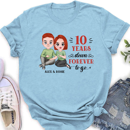 Forever To Go - Personalized Custom Women's T-shirt