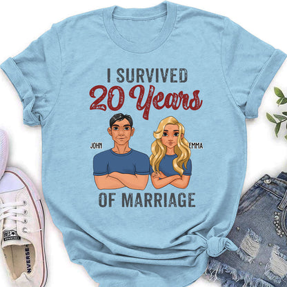 I Survived - Personalized Custom Women's T-shirt