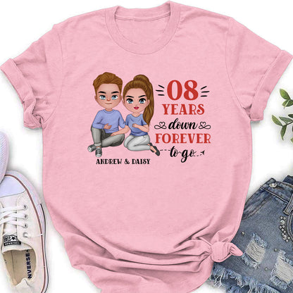 Forever To Go - Personalized Custom Women's T-shirt