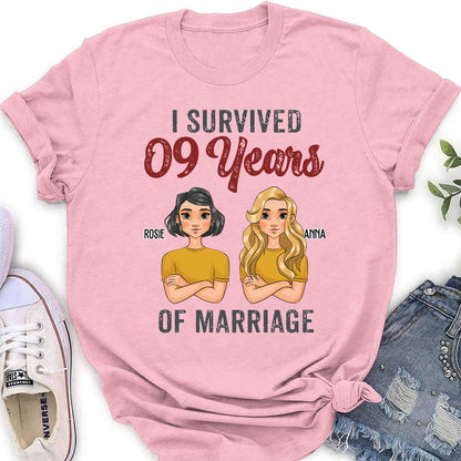 I Survived - Personalized Custom Women's T-shirt