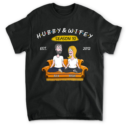 Hubby & Wifey Season - Personalized Custom Classic T-shirt
