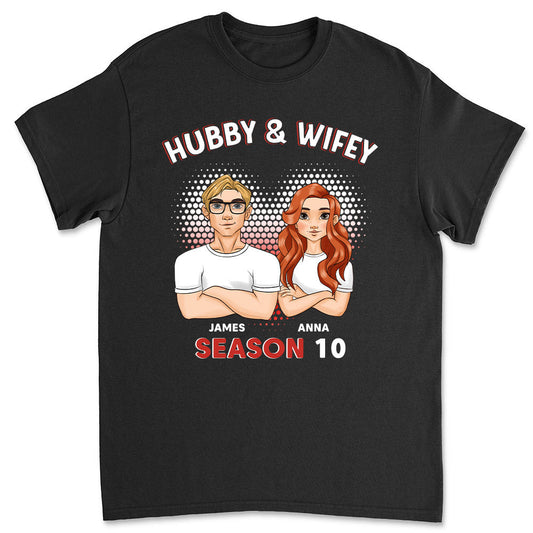 Hubby And Wifey - Personalized Custom Classic T-shirt
