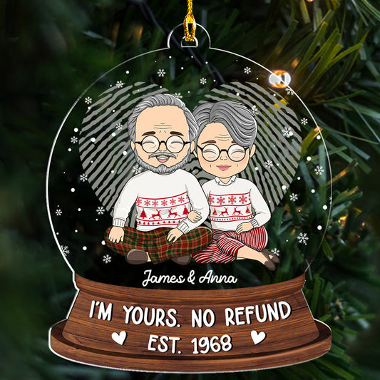 No Refund - Personalized Custom Acrylic Ornament