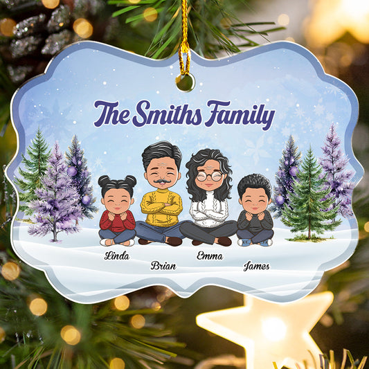 Custom Family - Personalized Custom Acrylic Ornament