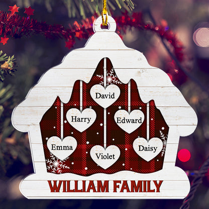 Full House - Personalized Custom Acrylic Ornament