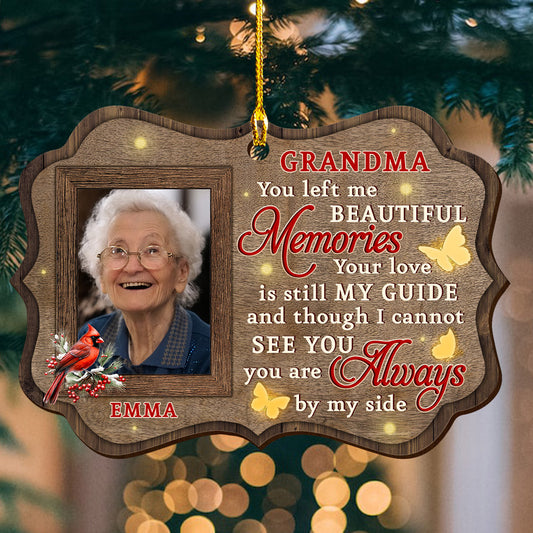 Beautiful Memories - Personalized Custom 1-layered Wood Ornament