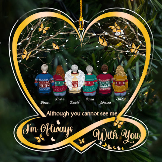 I Am With You - Personalized Custom Acrylic Ornament