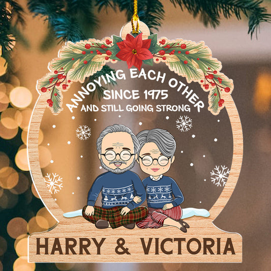 Annoying Each Other Since - Personalized Custom Acrylic Ornament