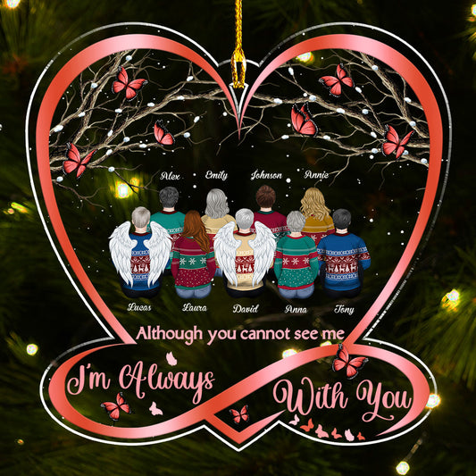 I Am With You - Personalized Custom Acrylic Ornament