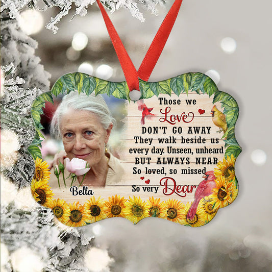 Loved Beyond Words - Personalized Custom Aluminum Ornament