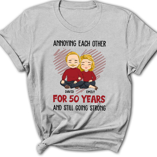 Annoying Each Other - Personalized Custom Women's T-shirt