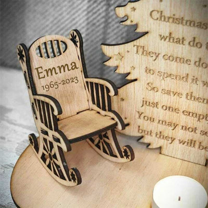 Christmas In Heaven - Personalized Custom Candle Holder