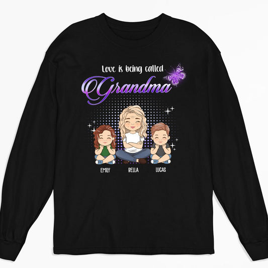 Being Called Grandma - Personalized Custom Long Sleeve T-shirt - Blithe Hub