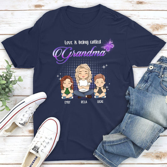 Being Called Grandma - Personalized Custom Unisex T-shirt - Blithe Hub