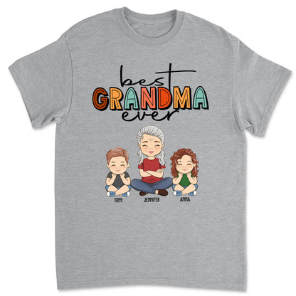 Best Grandma Ever - Personalized Custom Unisex T-shirt - Blithe Hub