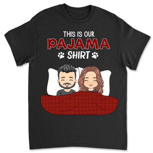 Couple Pajama - Personalized Custom Classic T-shirt