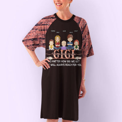 Bonding Together - Personalized Custom 3/4 Sleeve Dress - Blithe Hub