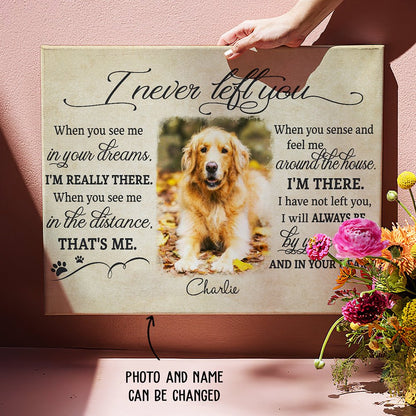 I Never Left You - Personalized Custom Photo Canvas Print - Blithe Hub