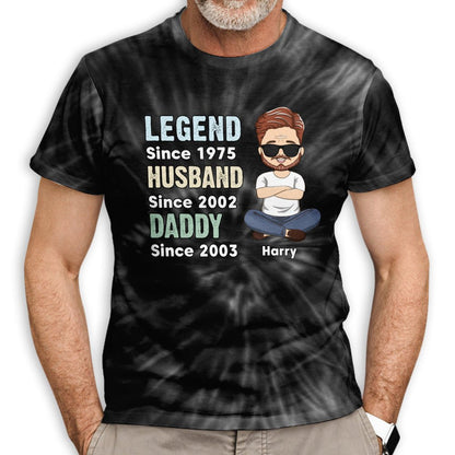 Legend Daddy - Personalized Custom All-over-print T-shirt - Blithe Hub
