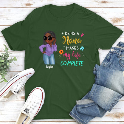 Makes My Life Complete - Personalized Custom Unisex T-shirt - Blithe Hub