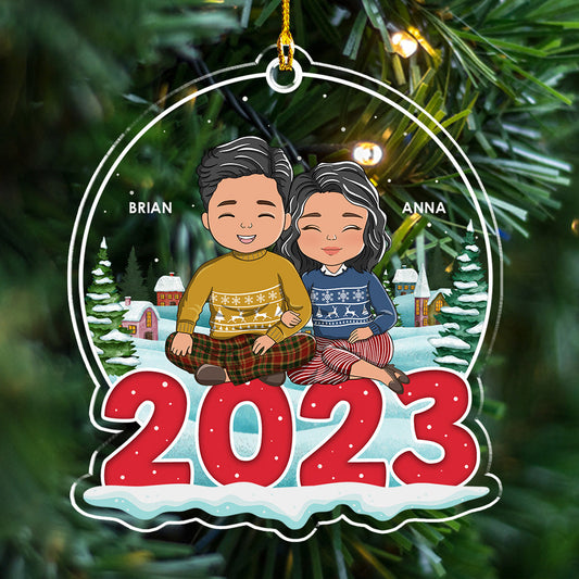 Couple 2023 - Personalized Custom Acrylic Ornament