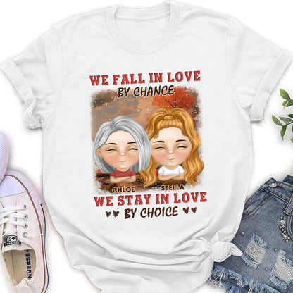 We Stay In Love - Personalized Custom Women's T-shirt