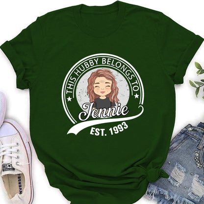 Belongs To - Personalized Custom Women's T-shirt