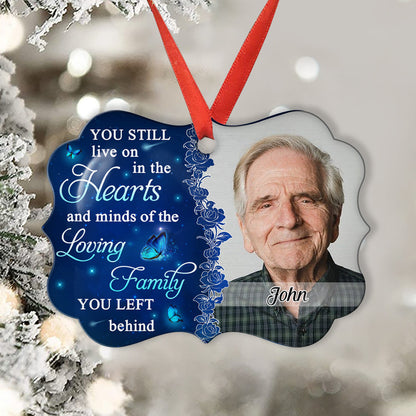 Heart And Mind - Personalized Custom Aluminum Ornament