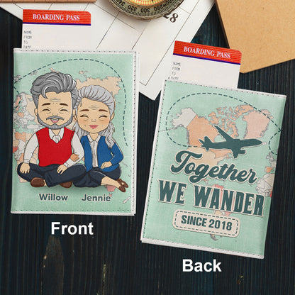 Together We Wander - Personalized Custom Passport Cover