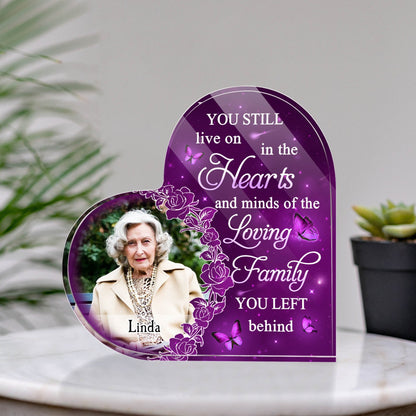 Hearts And Minds - Personalized Custom Acrylic Plaque
