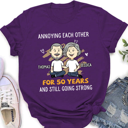 For Many Years - Personalized Custom Women's T-shirt