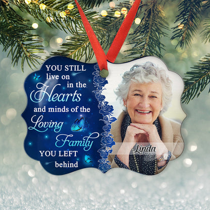 Heart And Mind - Personalized Custom Aluminum Ornament