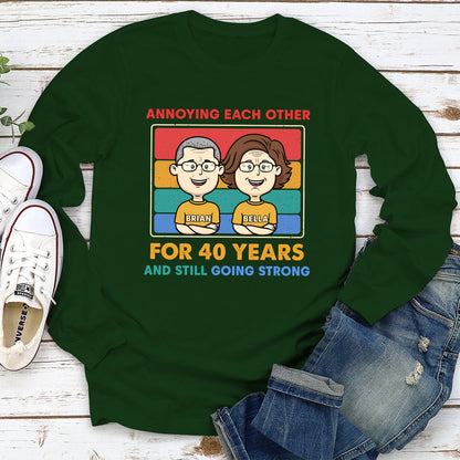Going Strong - Personalized Custom Long Sleeve T-shirt