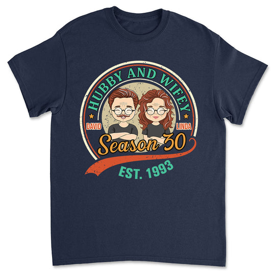 Hubby & Wifey - Personalized Custom Classic T-shirt