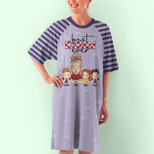 My One And Only Grandma - Personalized Custom 3/4 Sleeve Dress - Blithe Hub