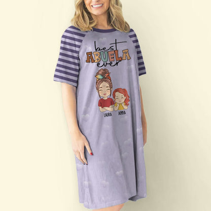 My One And Only Grandma - Personalized Custom 3/4 Sleeve Dress - Blithe Hub