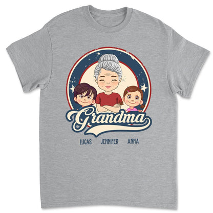 Proud Grandma - Personalized Custom Unisex T-shirt - Blithe Hub